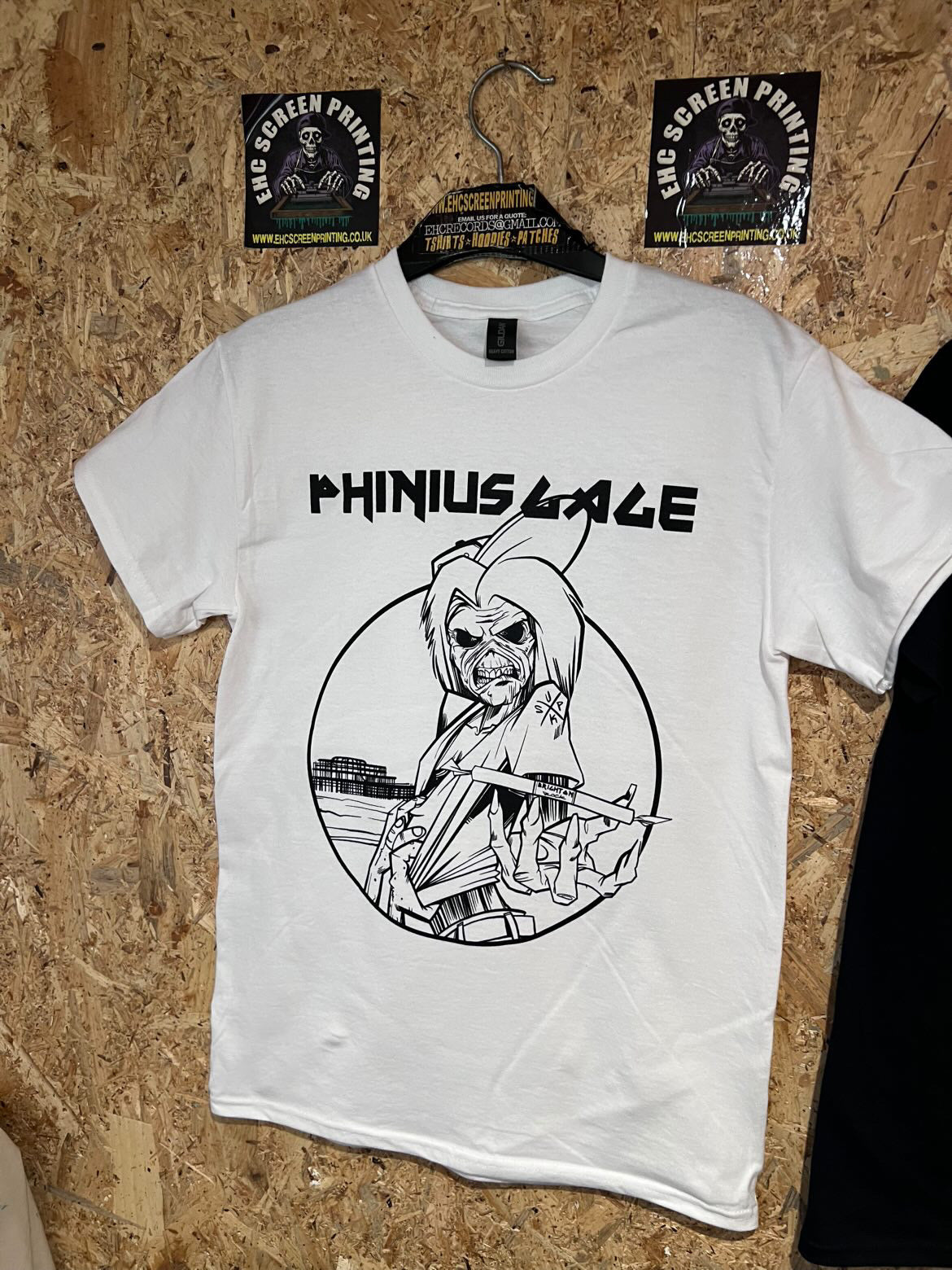 MAIDEN Tee - white - LARGE ONLY