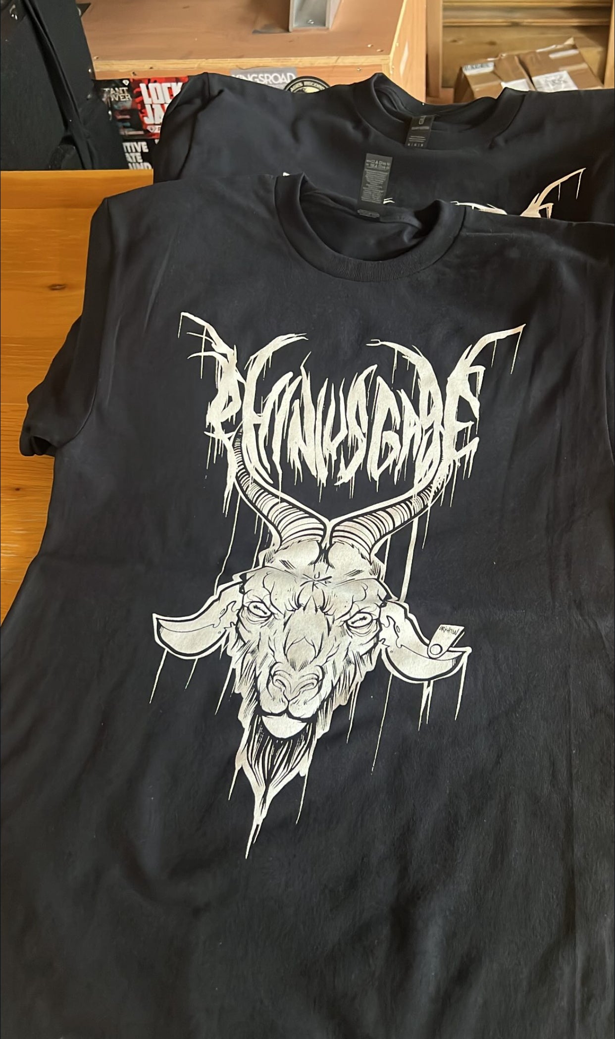 PG GOAT Tee - Black and White